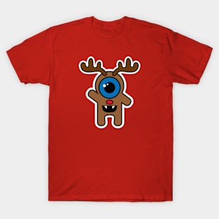 Reindeer Monstrosity • Merry Scary X-mas T-Shirt